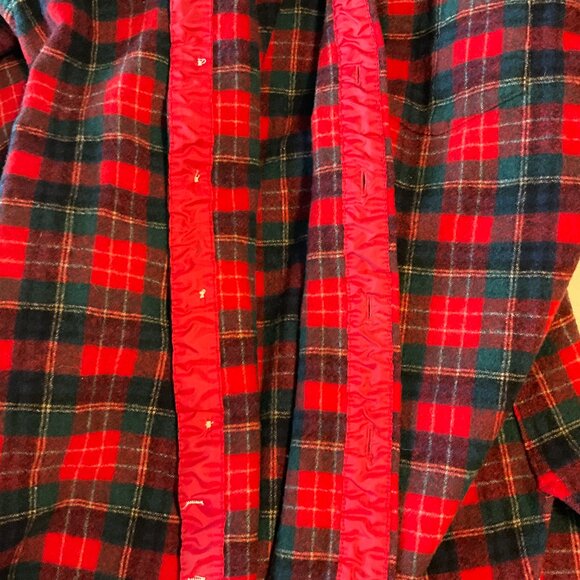 VIntage Pendelton Mens Shirt Jacket Wool Tartan Medium - Picture 12 of 15